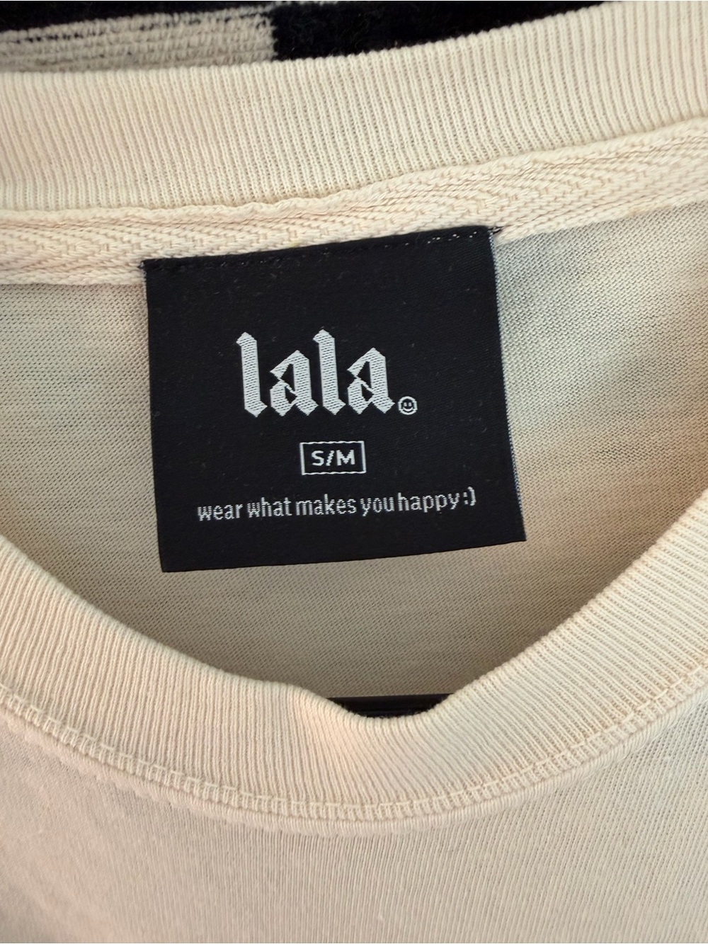 Dressed in LALA Cream Tee with Black Cat Prints - Picture 8 of 13